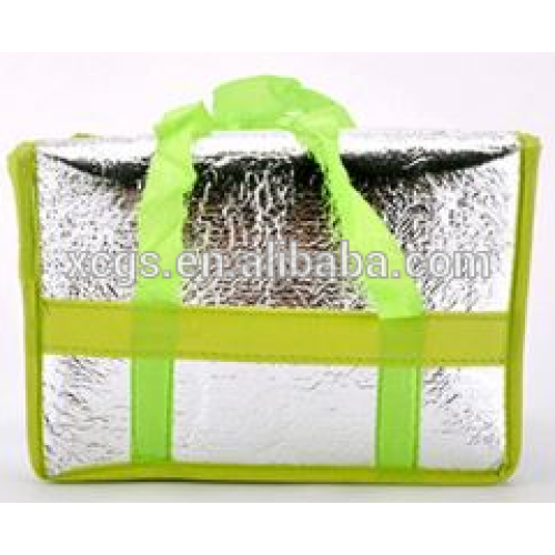 foldable small cooler bag food delivery bag for frozen food